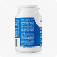 For Conceive Plus Couples Bundle Fertility Support | His/Her Deal (FR), image of men's fertility support supplement bottle side view displaying detailed French and Dutch text including ingredient list, usage precautions, and nutritional information, with barcode and net weight clearly visible on a white background.