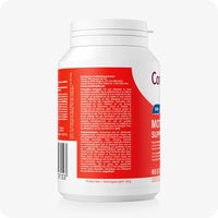 For Conceive Plus Fertility Pack Ovulation & Motility Support (FR), rear view of Men Motility Support bottle showing French and Dutch instructions, barcode, ingredient precautions, and distributor information; red label with white font emphasizes on male fertility supplement use, dosage, and net weight (58g).